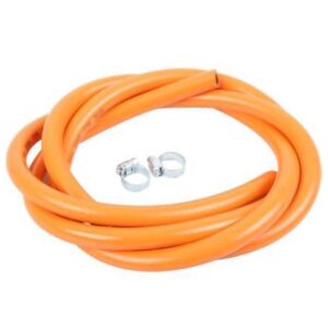 Gas Hose & Two Clamps - 2 Meters
